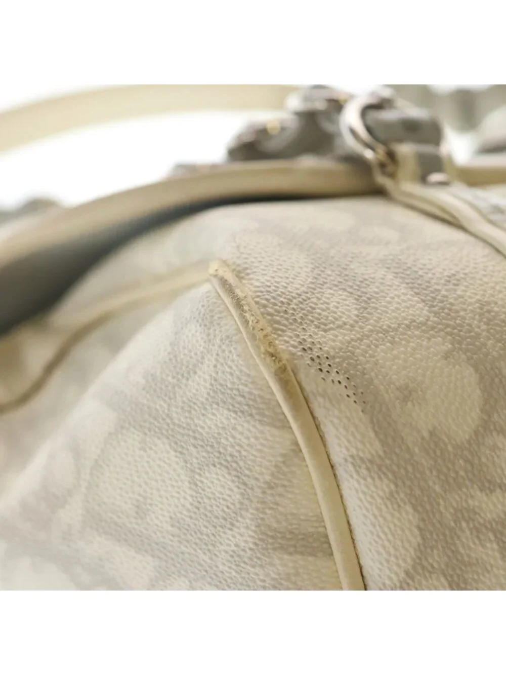 Dior Romantic Trotter Mini Chain Shoulder Bag White